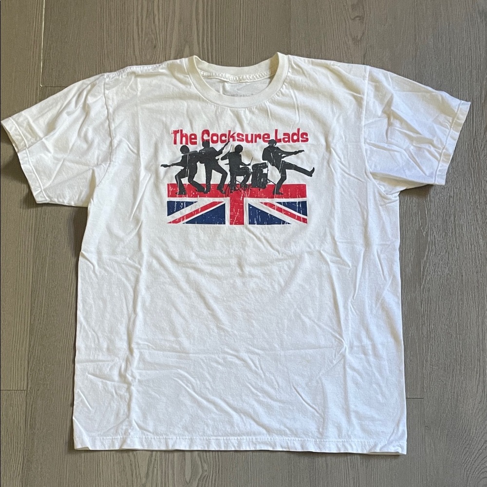 The cocksure lads band t shirt